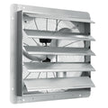 24'' Shutter Exhaust Fan, High-speed 3320 CFM, Aluminum Wall Mount Attic Fan with AC-motor, Ventilation and Cooling for Greenhouses, Garages, Sheds, Shops, FCC