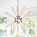24-Light Bubble Pillar Chandelier,Adjustable Pendant Lights  Living Room Dining Room Decoration Lamp Custom Hotel Project Lighting