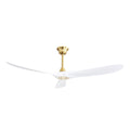 60 Inch Modern ABS Ceiling Fan With 6 Speed Smart Remote Control Reversible DC Motor For Bedroom Living Room