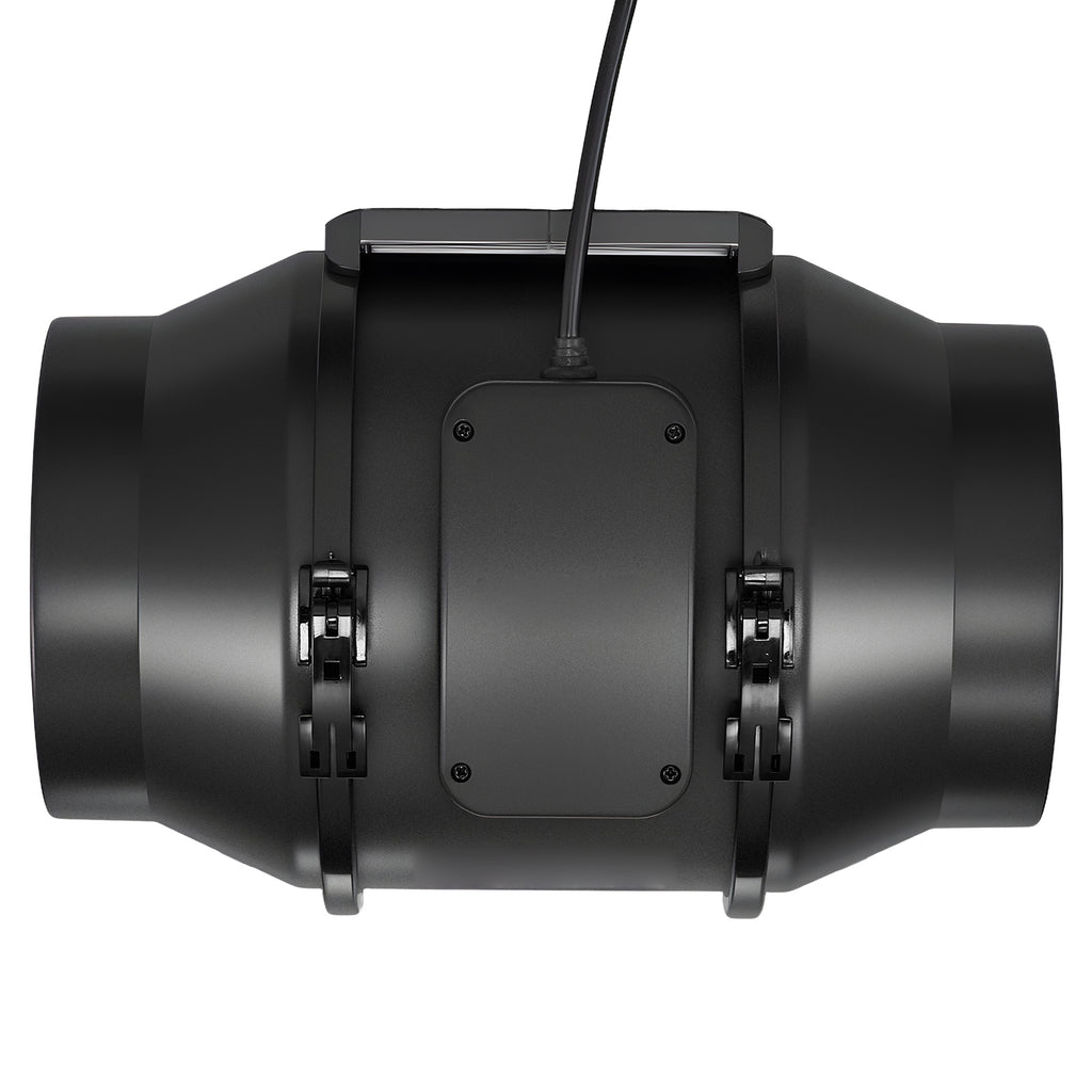 Inline Duct Fan, 6 in Quiet Inline Exhaust Fan, 380 CFM Powerful AC-Motor Ventilation Fans for Cooling Booster, High Air Flow, Vent Blower Fans for Indoor Grow Tents Basement Hydroponics