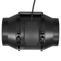 Inline Duct Fan, 6 in Quiet Inline Exhaust Fan, 380 CFM Powerful AC-Motor Ventilation Fans for Cooling Booster, High Air Flow, Vent Blower Fans for Indoor Grow Tents Basement Hydroponics