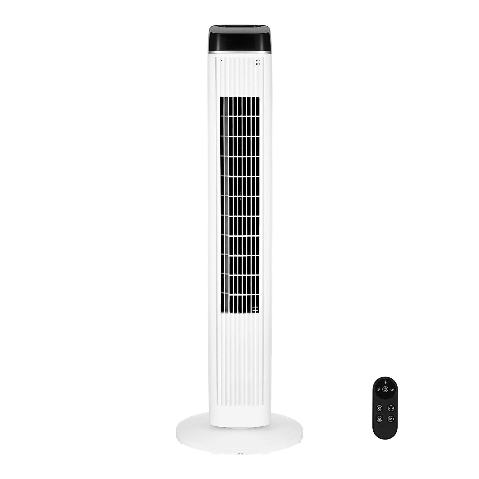 40' Oscillating Tower Fan 9H Timer 22 ft/s High Velocity with Remote Control