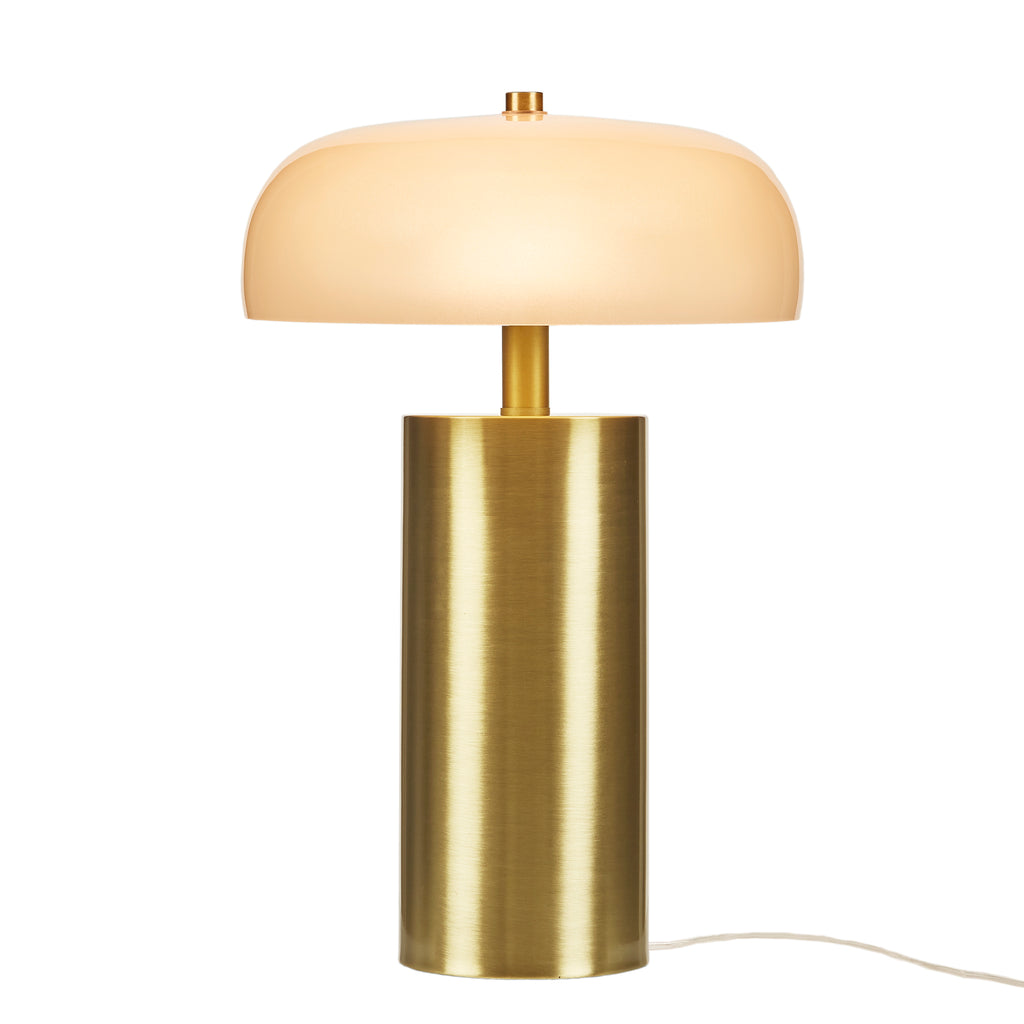 1- Piece One Size Textured Ceramic Table Lamp with Fluted Fabric Shade