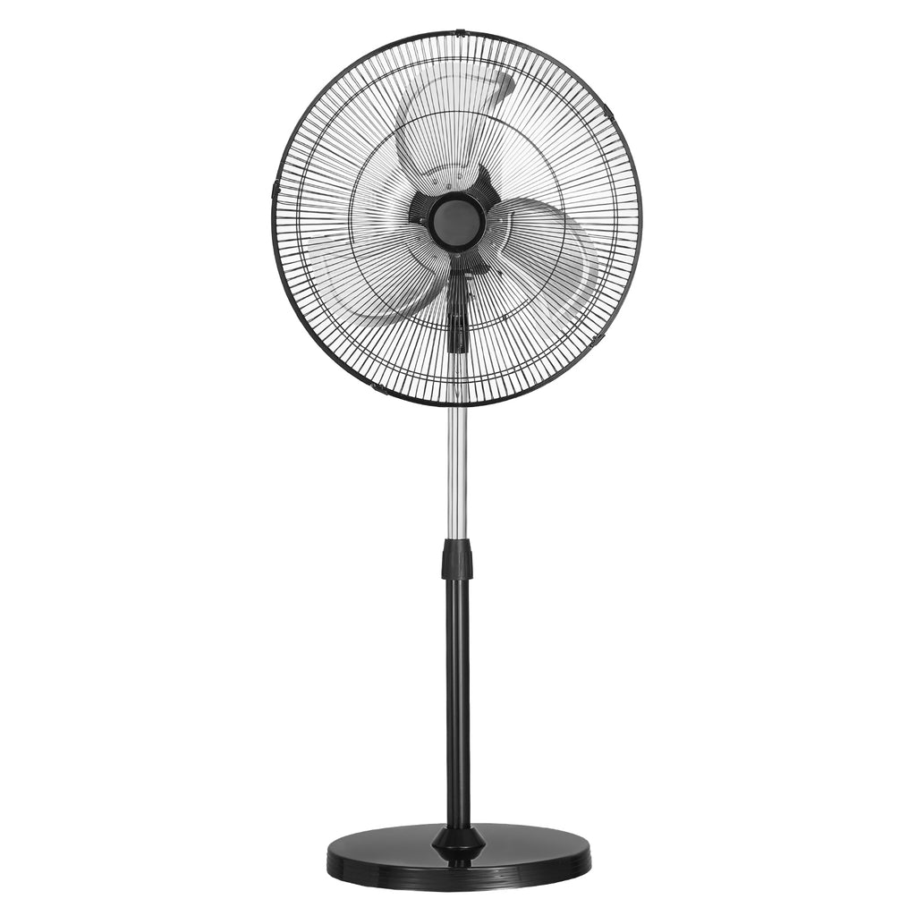 18' Industrial Pedestal Fan 3-Speed Oscillating Fan with Adjustable Height