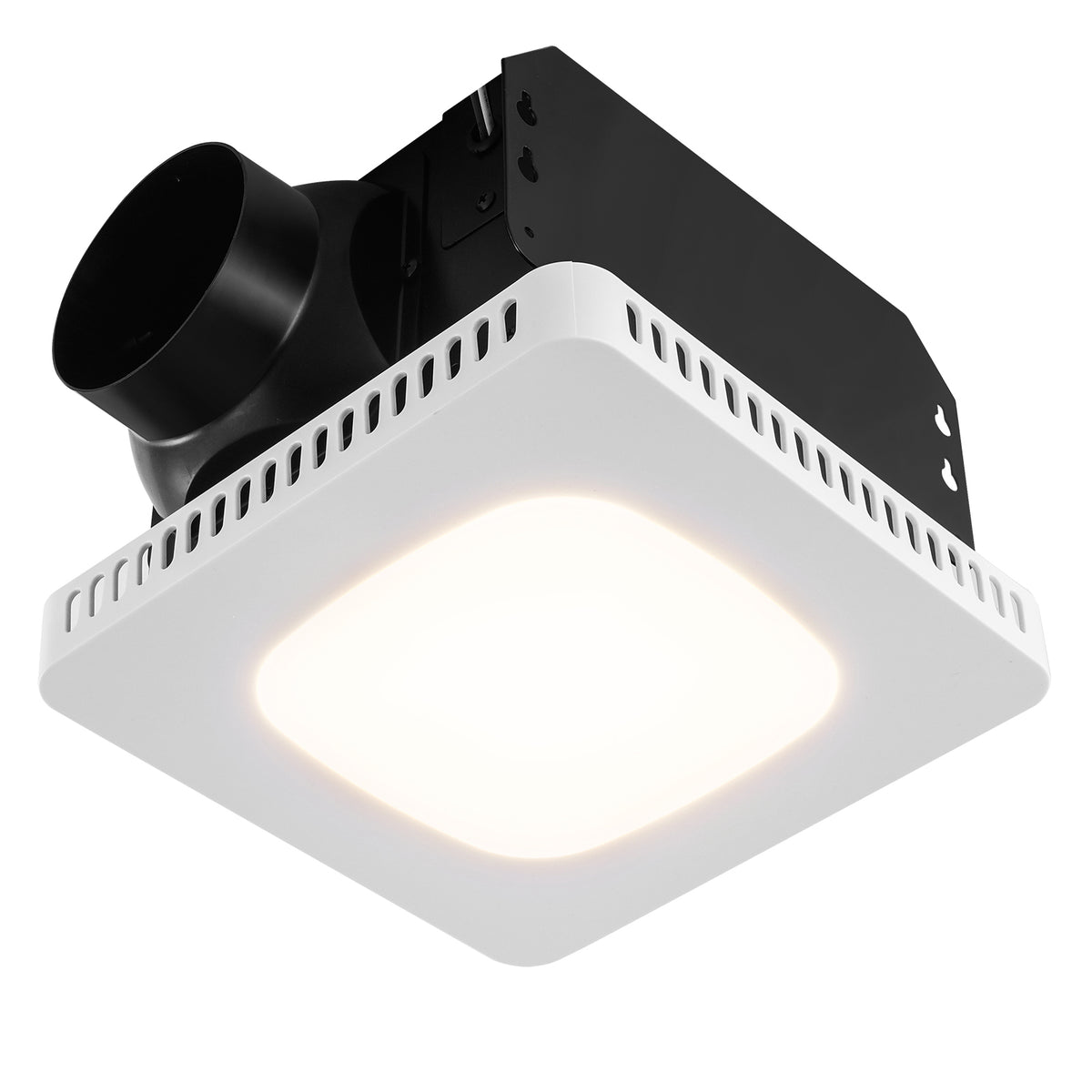 Bathroom Exhaust Fan, 80 CFM High-Efficiency Ventilation, 1.5sones Low Noise Operation All-Copper Motor, Energy-Saving Bathroom Ceiling Fan, Need For Attic Access, For Various Ceilings