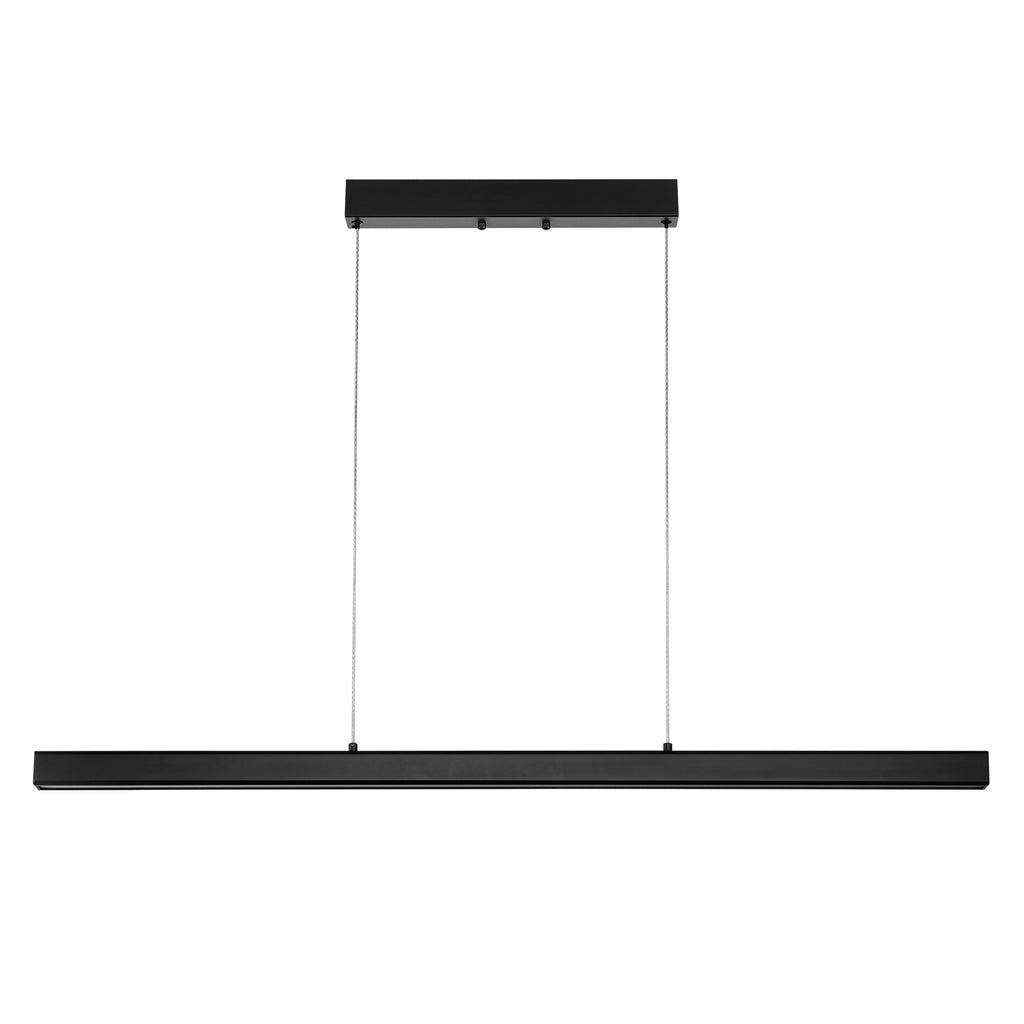 Dimmable Linear Pendant Light 20W 47in LED Linear Light Fixture Chandelier
