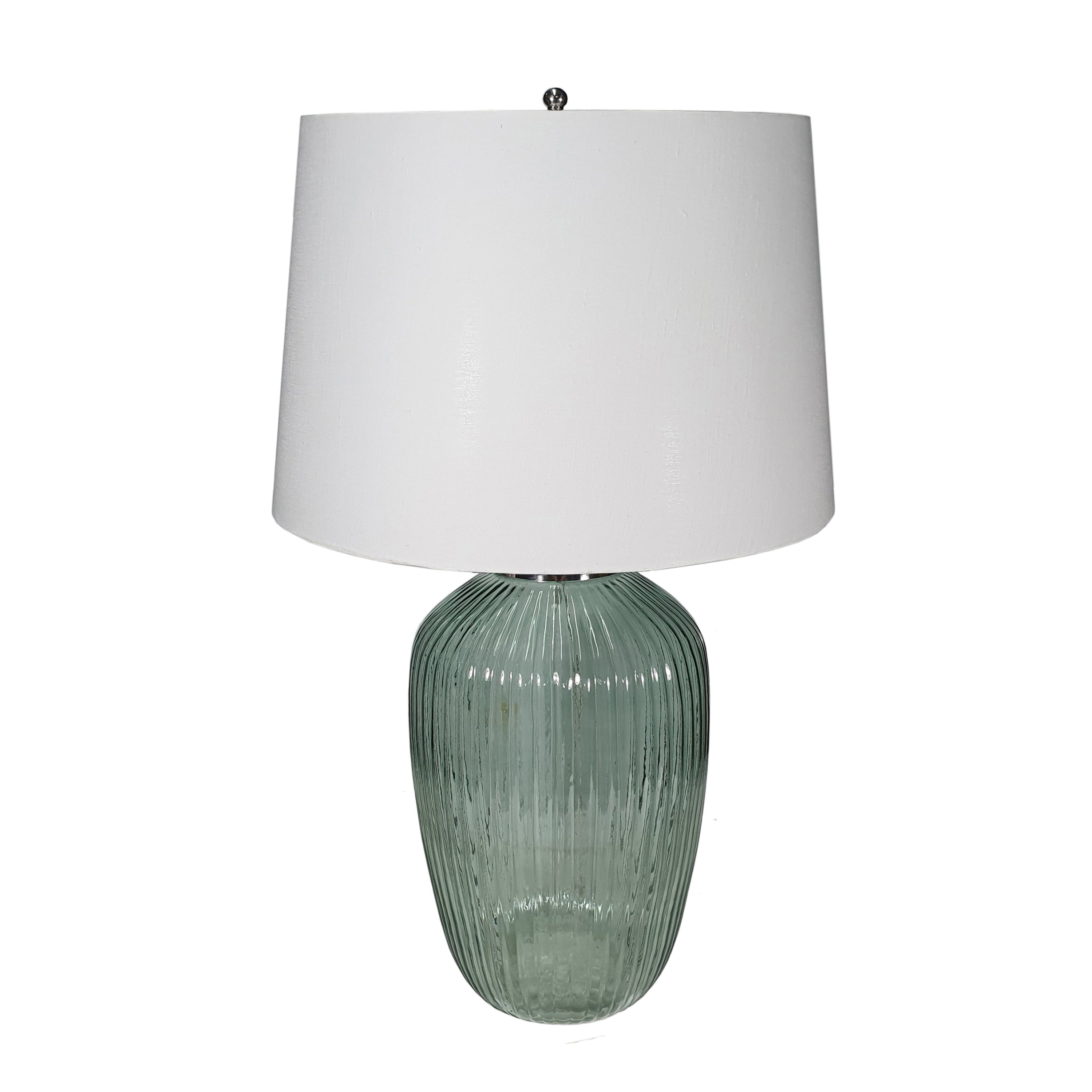 D16x27' Glass Table Lamp