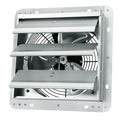 10'' Shutter Exhaust Fan, High-speed 820 CFM, Aluminum Wall Mount Attic Fan with AC-motor, Ventilation and Cooling for Greenhouses, Garages, Sheds, Shops, FCC