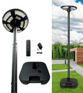 Solar Energy/Power Circular UFO Street Lamp ,LED Solar Garden Lights, Solar Lights for Outside,Highway Lighting,Household Courtyard,Rural Construction and Street Light Pole --( Include  Pole)