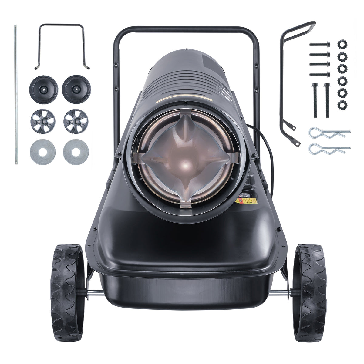 Kerosene Forced Air Heater, 215000 BTU Portable Torpedo Diesel Space Heater with Thermostat, 13.2 Gallon Tank Energy-Efficient heavy-duty Heater, for Indoor Outdoor Use Workshop Industry