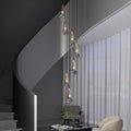 7 Light Dining Room Pendant Light, Large Chandelier Adjustable Hanging Line, Living Room Pendant Light, Foyer Chandelier, Stairwell Pendant Lights, Bedroom