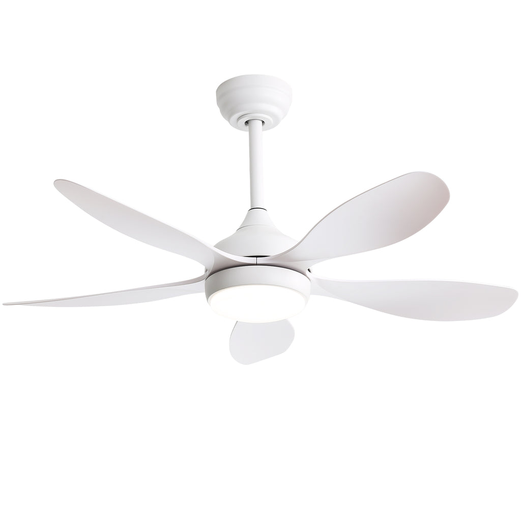 42 Inch Ceiling Fan with Light and Remote Control 6 Speeds DC Reversible Motor