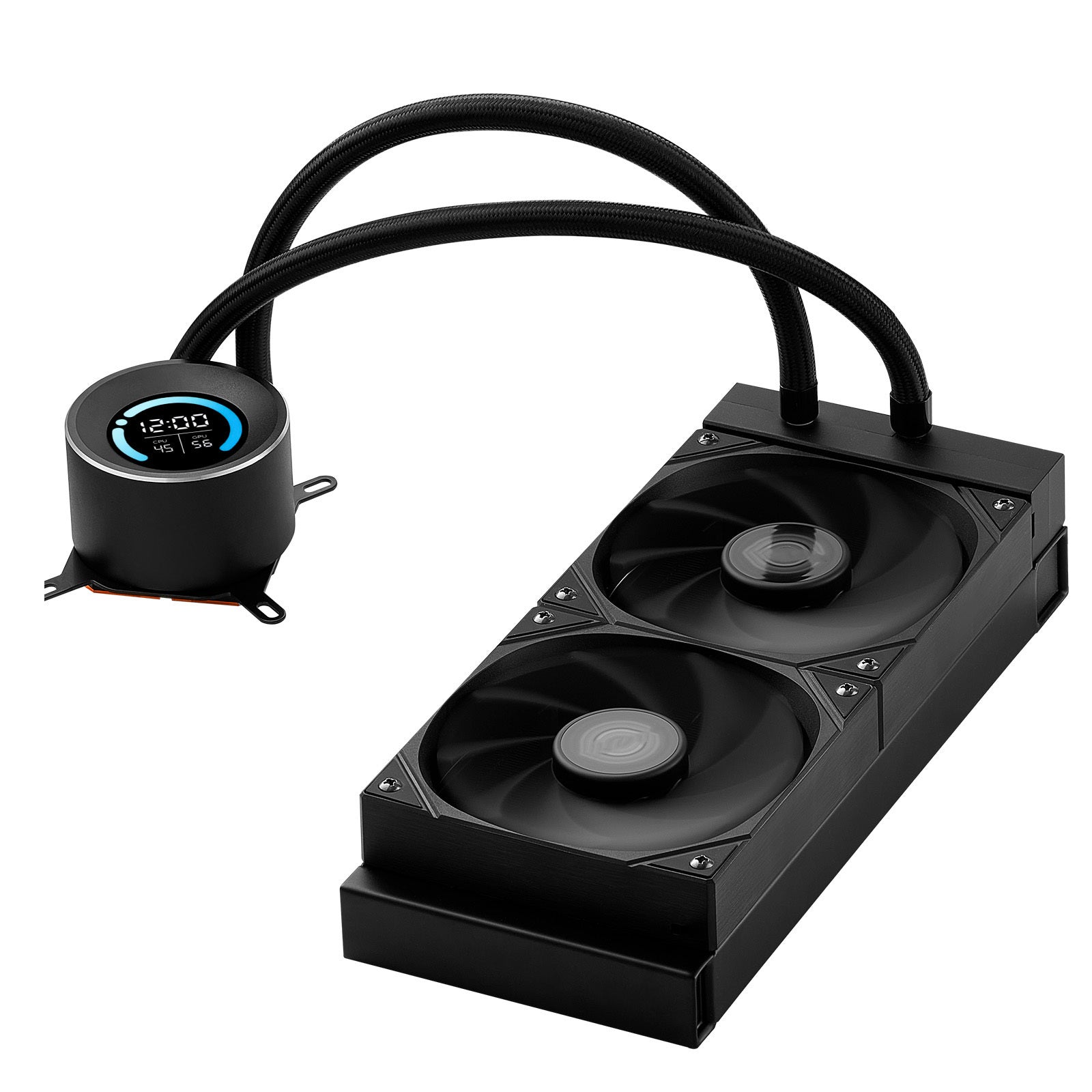 CPU Liquid Cooler AIO CPU Water Cooler with 120 mm PWN Fans for Intel AMD