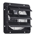 10 inch Shutter Exhaust Fan, Wall Mounted Attic Vent Fan with Variable Speed Controller, 900 CFM, AC Motor, Heavy-duty Steel, Low Noise for Shed, Garage, Greenhouse Ventilation Cooling, Black
