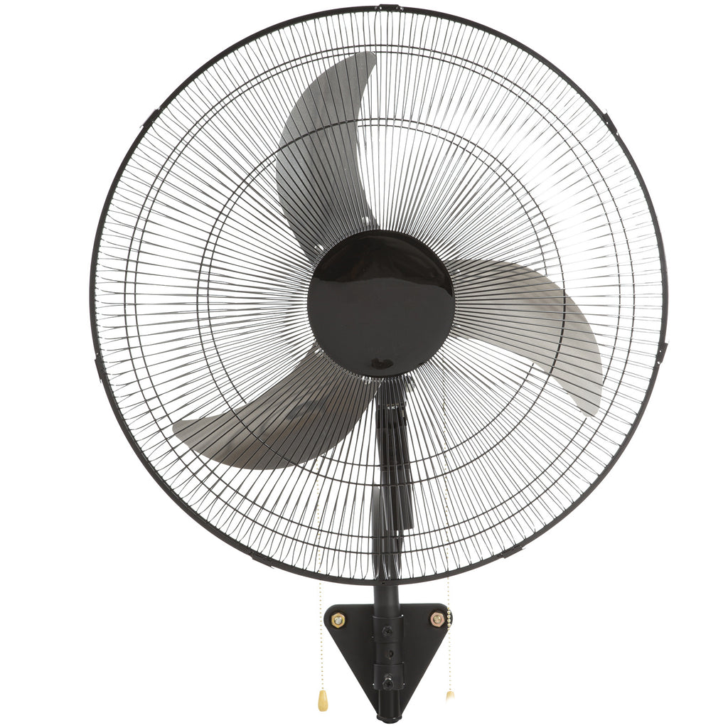 Wall Mount Fan, 20 Inch, 3-speed High Velocity Max. 4650 CFM Oscillating Industrial Wall Fan, Commercial or Residential for Warehouse, Greenhouse, Workshop, Patio, Basement, Black, ETL Listed