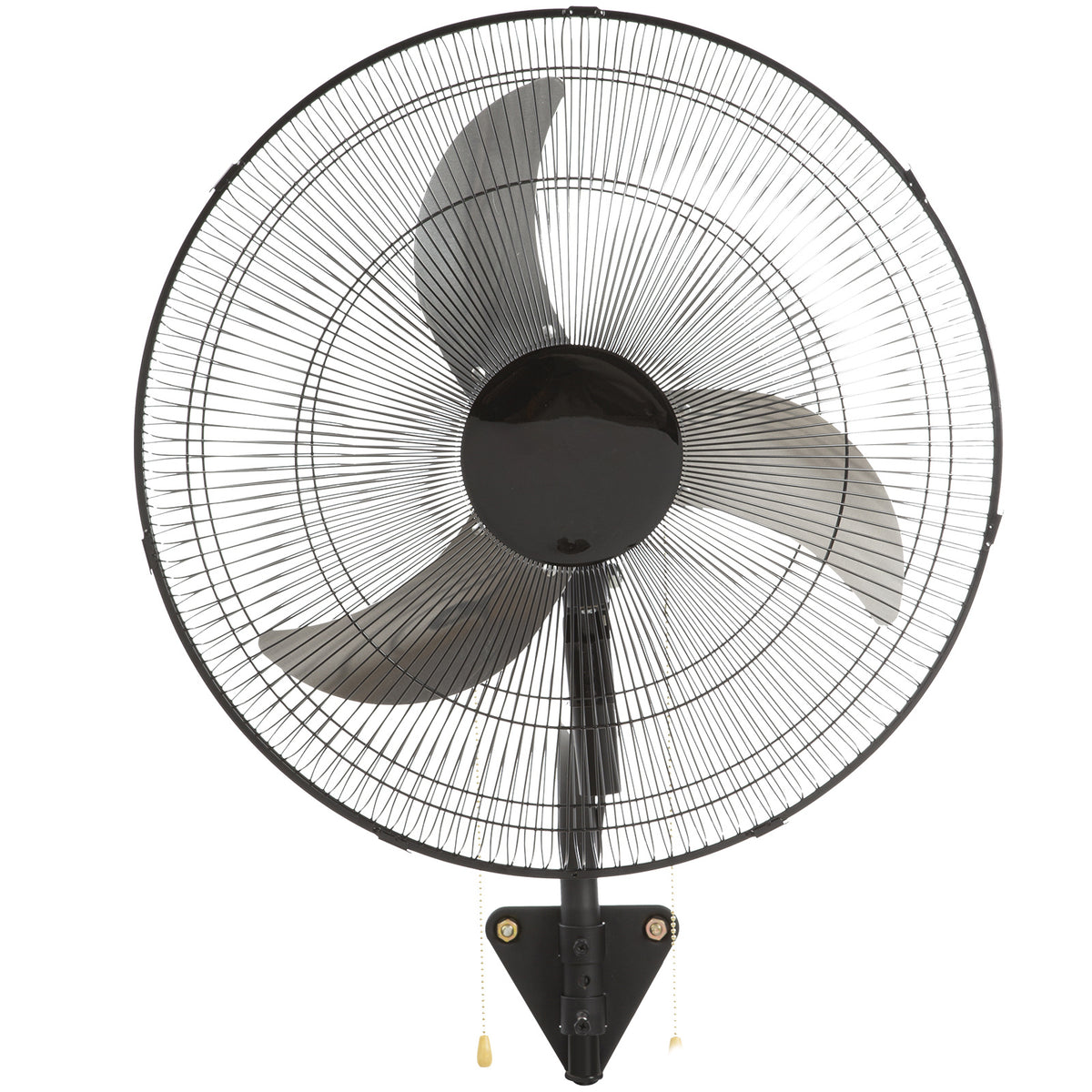 Wall Mount Fan, 20 Inch, 3-speed High Velocity Max. 4650 CFM Oscillating Industrial Wall Fan, Commercial or Residential for Warehouse, Greenhouse, Workshop, Patio, Basement, Black, ETL Listed