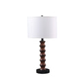 27.5' In Coastal Littoral Wood Insp Modern Table Lamp