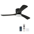 42' Solid Wood Ceiling Fan with Light-Flush Mount, Dc Motor (black Walnut)